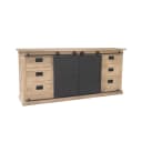 Sideboard Fresno Natur-Mangoholz 200 cm - Starfurn