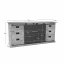 Sideboard Fresno Natur-Mangoholz 200 cm - Starfurn