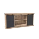 Sideboard Fresno Natur-Mangoholz 200 cm - Starfurn