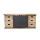 Sideboard Fresno Natur-Mangoholz 200 cm - Starfurn