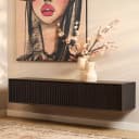 TV-Hängeelement Madison Schwarz | 160 cm - Starfurn