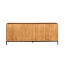 Sideboard Madison Natur-Mangoholz 210 cm - Starfurn