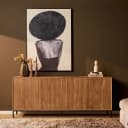Sideboard Madison Natur-Mangoholz 210 cm - Starfurn