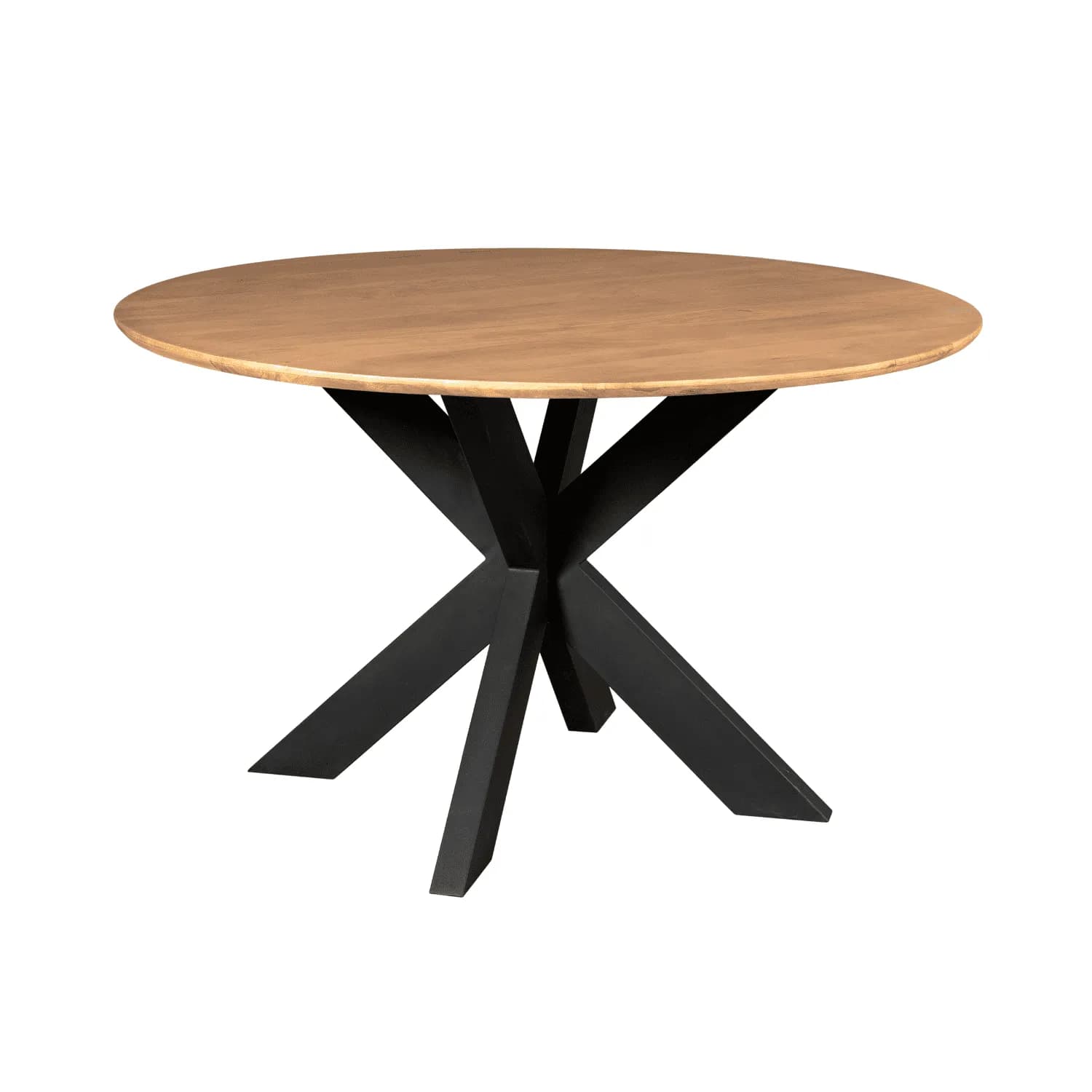 Runder Esstisch Madison Natur-Mangoholz 110 cm - Starfurn