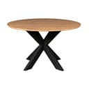 Runder Esstisch Madison Natur-Mangoholz 130 cm - Starfurn