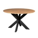 Runder Esstisch Madison Natur-Mangoholz 130 cm - Starfurn