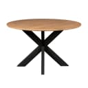 Runder Esstisch Madison Natur-Mangoholz 130 cm - Starfurn