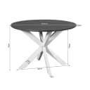 Runder Esstisch Madison Natur-Mangoholz 130 cm - Starfurn