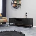 Denver Schwarz TV-Möbel | 145 cm - Starfurn