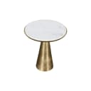 Beistelltisch Essy Weiß Marmor/Metall 45 cm - Starfurn