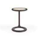 Beistelltisch Vinn, brauner Travertin, 55 cm - Starfurn