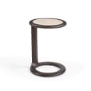 Beistelltisch Vinn, brauner Travertin, 45 cm - Starfurn