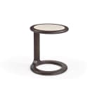 Beistelltisch Vinn, brauner Travertin, 45 cm - Starfurn
