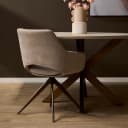Drehbarer Esszimmerstuhl Daisy Beige - Starfurn