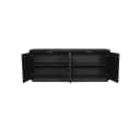 Sideboard „Brussel“ in Schwarz, Mangoholz, 200 cm - Starfurn