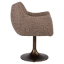 Esszimmerstuhl Aldo braun Tweed Drehstuhl - Richmond Interiors