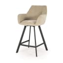 Barhocker Bliss mit Armlehnen - Taupe - By-Boo