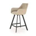 Barhocker Bliss mit Armlehnen - Taupe - By-Boo