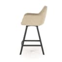 Barhocker Bliss mit Armlehnen - Taupe - By-Boo