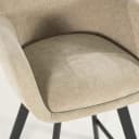 Barhocker Bliss mit Armlehnen - Taupe - By-Boo