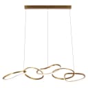 Hängelampe Flyn, gebürstetes Gold - Richmond Interiors