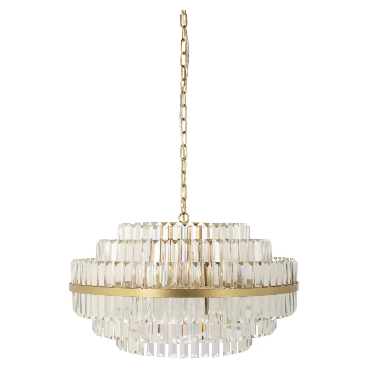 Hängelampe Desire gebürstetes Gold groß - Richmond Interiors