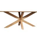 Dänischer ovaler Esstisch Nina Natur-Mangoholz 240 cm - Starfurn