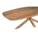 Dänischer ovaler Esstisch Nina Natur-Mangoholz 240 cm - Starfurn