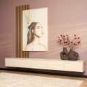 Schwebender TV-Schrank Vision Sand Mangoholz 280 cm - Starfurn