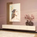 Schwebender TV-Schrank Vision Sand Mangoholz 280 cm - Starfurn
