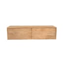 Schwebender TV-Schrank Vision Naturel aus Mangoholz, 120 cm - Starfurn