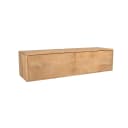 Schwebender TV-Schrank Vision Naturel aus Mangoholz, 120 cm - Starfurn
