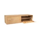 Schwebender TV-Schrank Vision Naturel aus Mangoholz, 120 cm - Starfurn