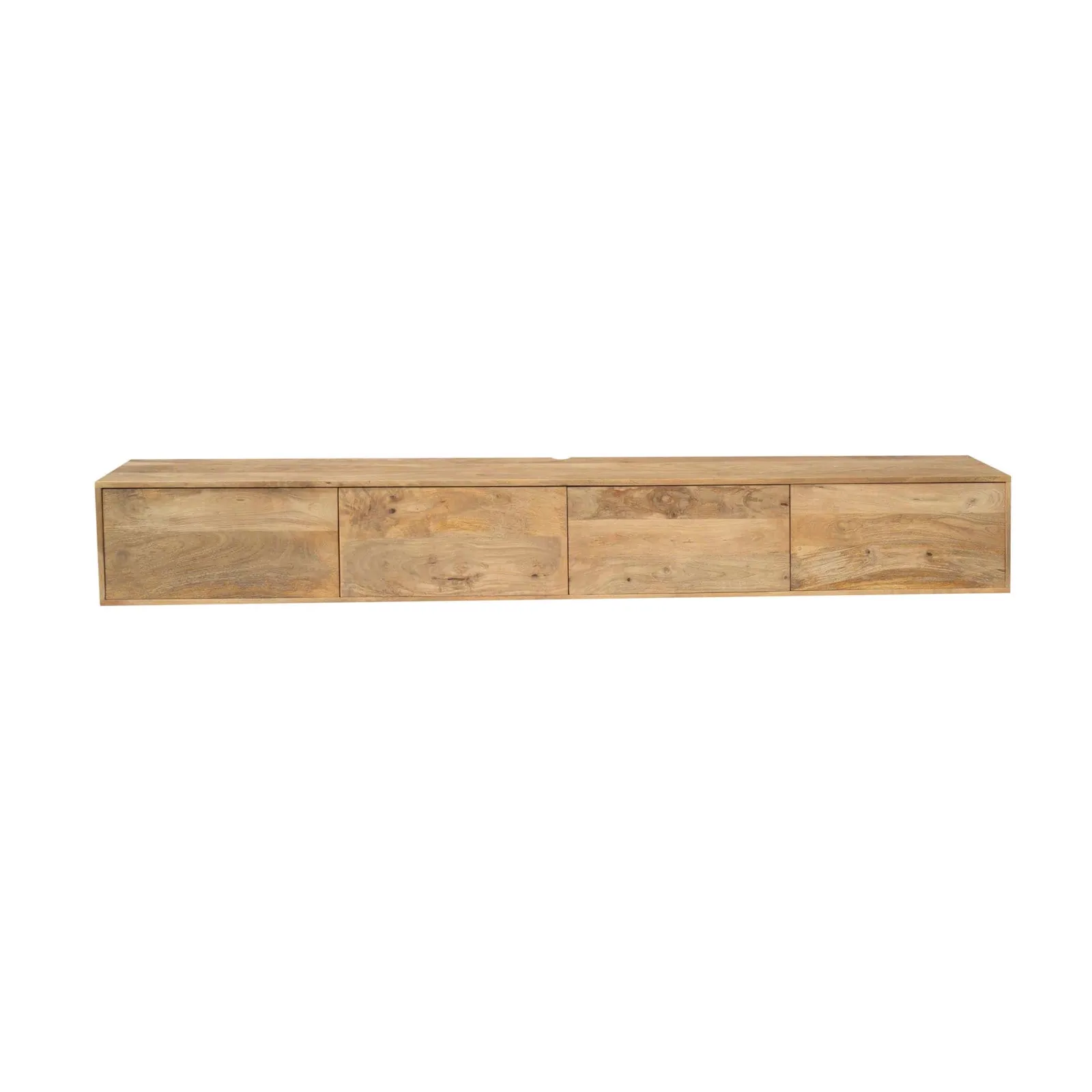 Hängender TV-Schrank Vision Naturel Mangoholz 240 cm - Starfurn