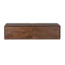 Schwebender TV-Schrank Vision Braun Mangoholz 120 cm - Starfurn