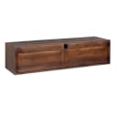 Schwebender TV-Schrank Vision Braun Mangoholz 120 cm - Starfurn