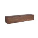 Schwebender TV-Schrank Vision Braun Mangoholz 160 cm - Starfurn