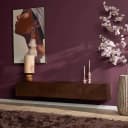 Schwebender TV-Schrank Vision Braun Mangoholz 200 cm - Starfurn
