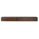 Schwebender TV-Schrank Vision Braun Mangoholz 280 cm - Starfurn