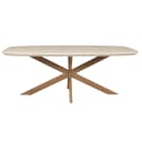 Dänischer ovaler Esstisch Madison Sand Mangoholz 160 cm - Starfurn