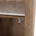 Einlegeboden für Bücherregal Dallas, beige, Marmoroptik, 2er-Set - Starfurn