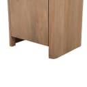 Vitrinenschrank Dallas Natur-Mangoholz 55 cm - Starfurn