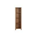Vitrinenschrank Dallas Natur-Mangoholz 55 cm - Starfurn