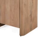 Vitrinenschrank Dallas Natur-Mangoholz 55 cm - Starfurn