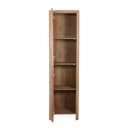 Vitrinenschrank Dallas Natur-Mangoholz 55 cm - Starfurn