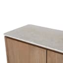 Oberteil TV-Möbel Dallas Beige Marmor 165 cm - Starfurn