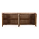Sideboard Dallas Natur-Mangoholz 210 cm - Starfurn