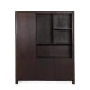 Regal XL Dallas Braun Mangoholz 160 cm - Starfurn