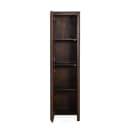 Vitrinenschrank Dallas, braunes Mangoholz, 55 cm - Starfurn