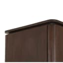 Vitrinenschrank Dallas, braunes Mangoholz, 55 cm - Starfurn
